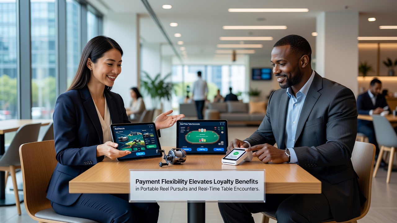 Live dealer table on a mobile device with payment confirmation and loyalty points display
